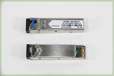TOP-BIDI-1.25G-20AD-CZ 1G 1310/1550nm 20 km LC