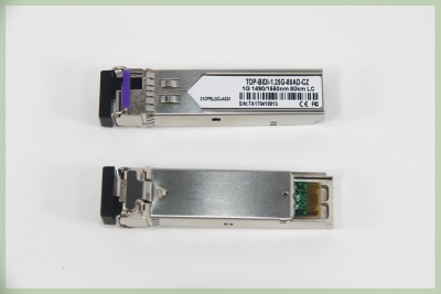 TOP-BIDI-1.25G-80AD-CZ 1G 1490/1550nm 80 km LC