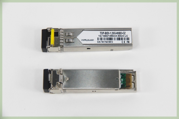 TOP-BIDI-1.25G-80BD-CZ 1G 1550/1490nm 80 km LC