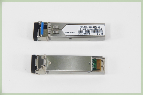 TOP-BIDI-1.25G-40AD-CZ 1G 1310/1550nm 40 km LC